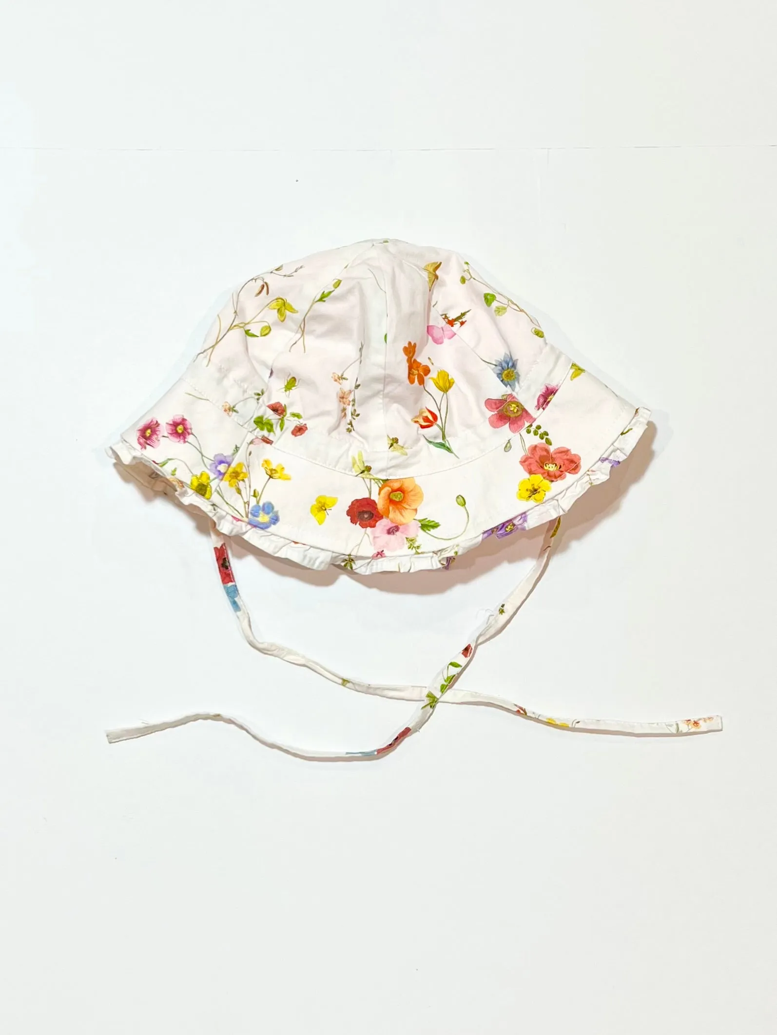 Floral sun hat - Size small