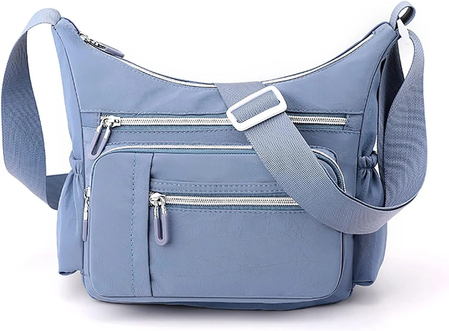 Foldie Crossbody Bags for Women Waterproof Nylon Crossbody Bags for Woman Trendy Womens Vacation Shoulder Bag(BU1)