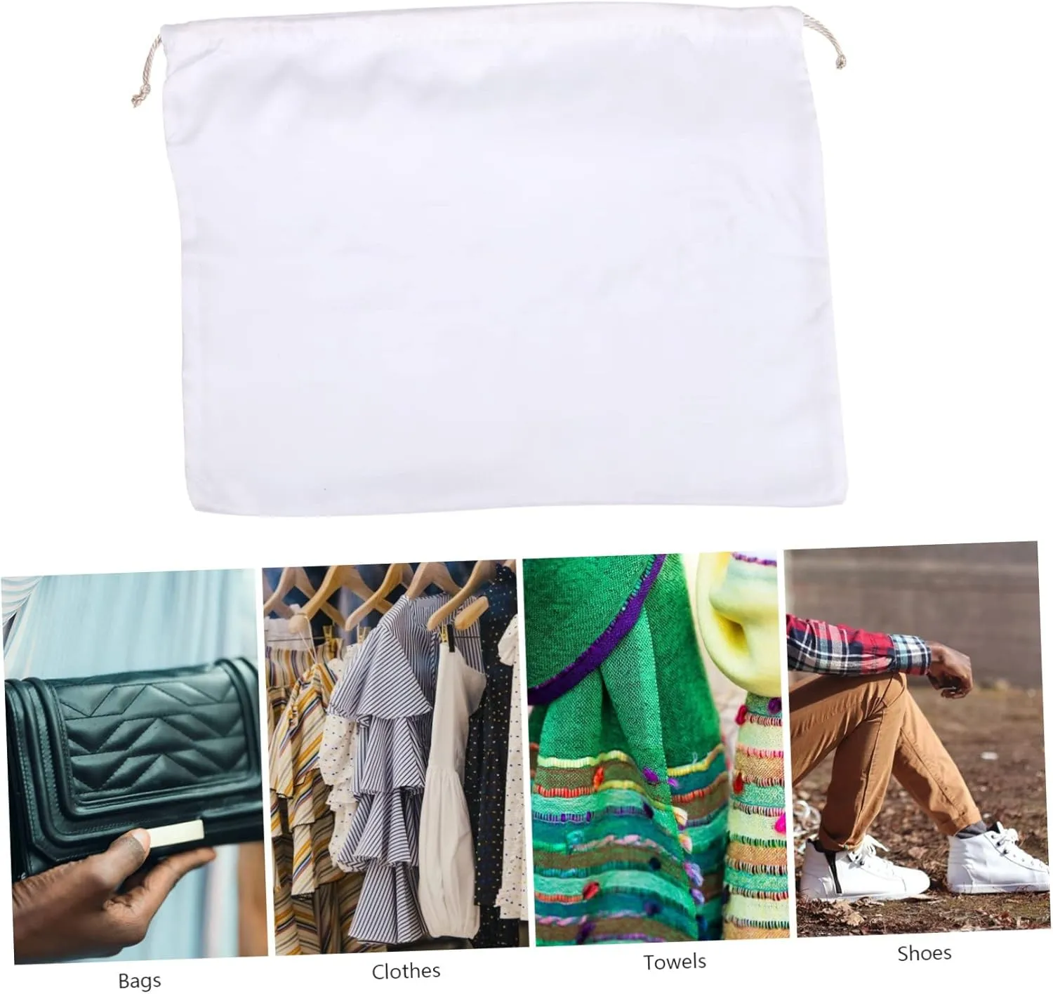 GALPADA 2sets Practical Reusable Tote Bag Large Capacity for Clothing Quilt Dolls Storage 2pcs*2