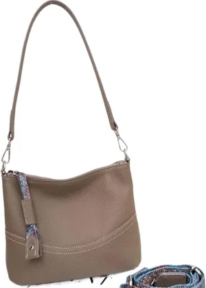 Genuine Leather Shoulder Bucket, Ladies' Commuting Underarm Bag, Versatile Crossbody Hobo Bag