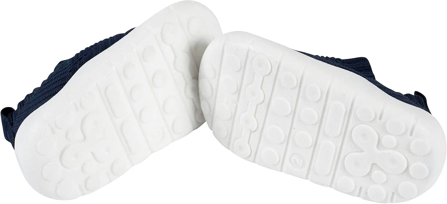 Gerber Baby Girls' Baby Toddler Boy and Girl Stretchy Knit Slip-On Sneaker