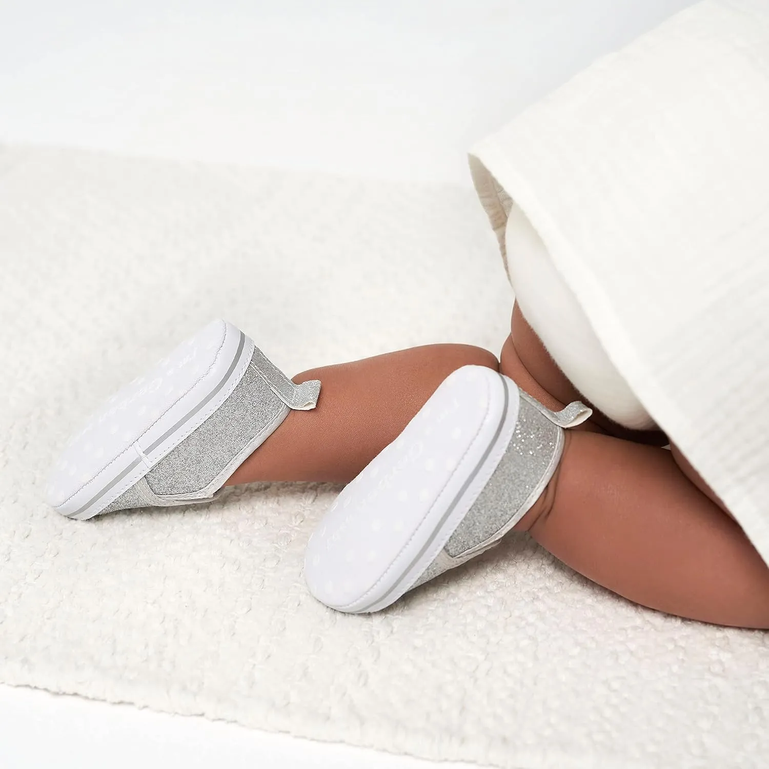 Gerber Unisex-Baby Newborn Infant Toddler Boy and Girl Slip-on Sneaker Crib Shoe