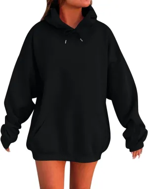 GOKKILRW Hoodies for Women Basic Plain Hoodie Oversized Sweatshirts Fall Fashion Preppy Clothes Y2k Outfits Teen Girls Hoodie