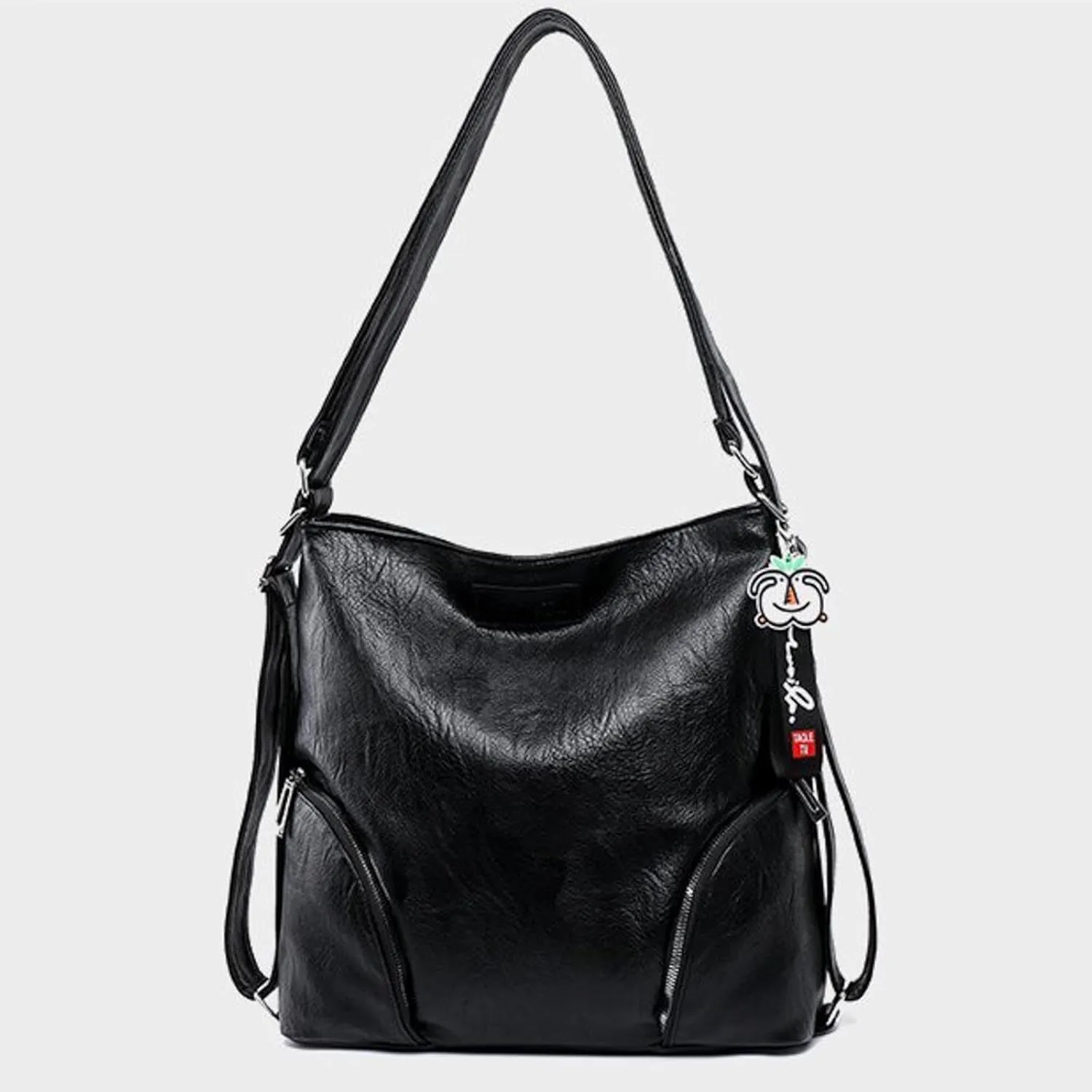 Hobo Braided Leather Tote Bag for Women - Stylish Suede Hobo Shoulder Bag with Woven Detailing