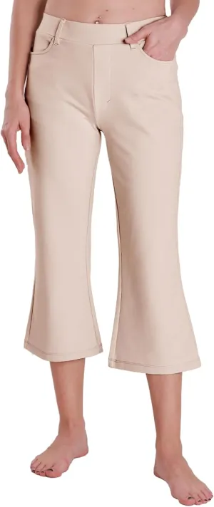 Houmous S-XXL 29''31''33''35'' Inseam Women's Bootcut Dress Pants with Pocket Stretch Work Lounge Pant Office Casual Pants