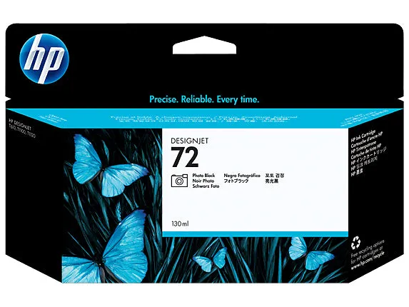 Hp 72 - Photo Black - Original - Designjet - Ink Cartridge