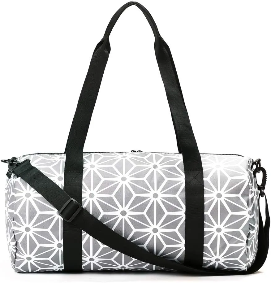 Jadyn 19 Barrel Womens Duffel/Gym/Weekender Bag (Geometric Gray)
