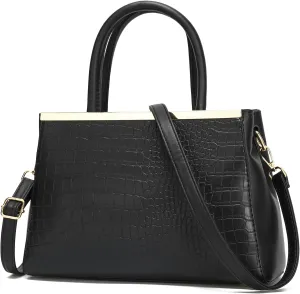 JHVYF Stylish Handbags for Women Fashion Shoulder Bags Crocodile Pattern Hobo Purse Classic Tote Satchel
