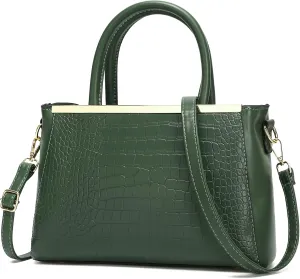 JHVYF Stylish Handbags for Women Fashion Shoulder Bags Crocodile Pattern Hobo Purse Classic Tote Satchel