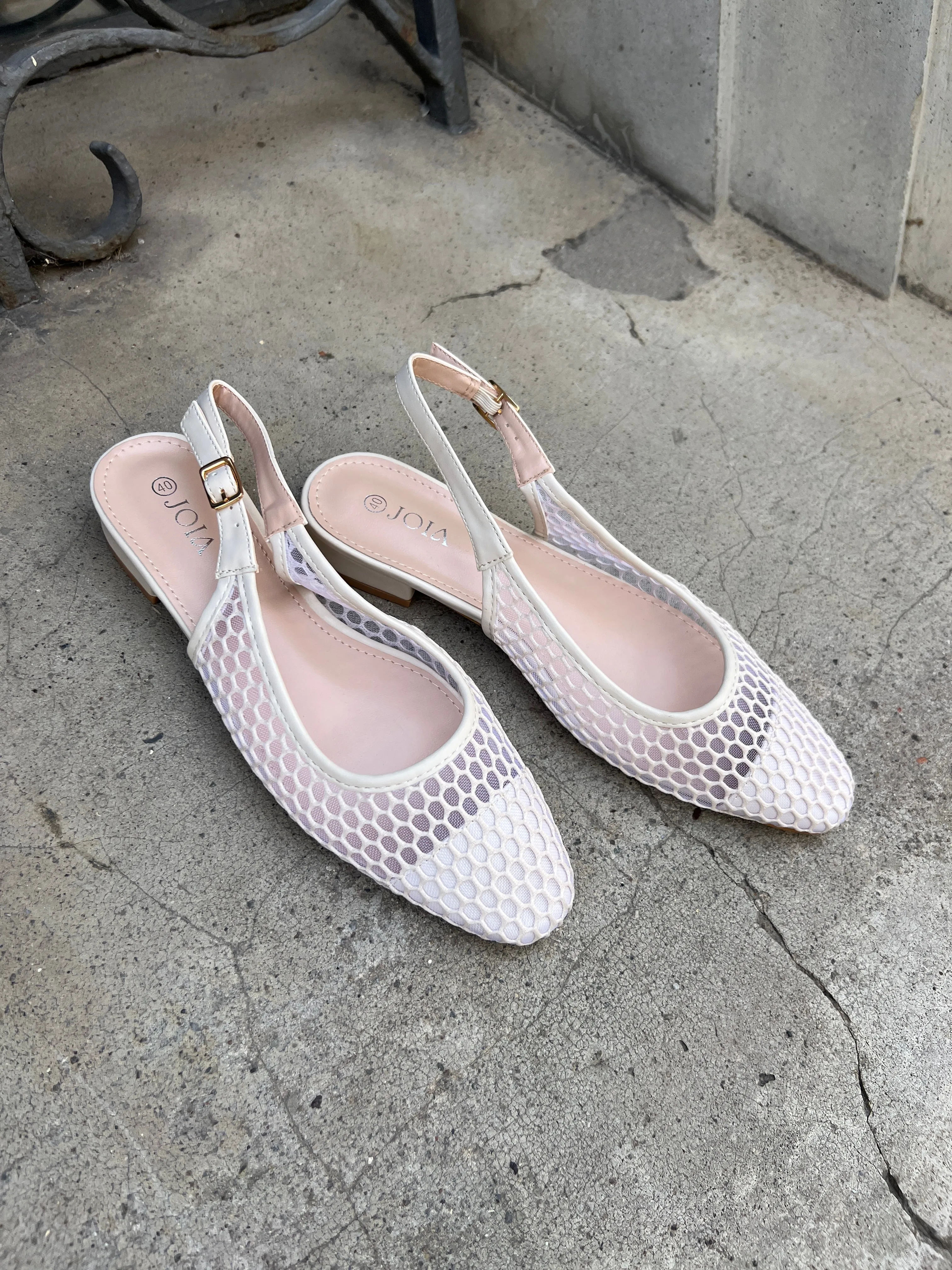 Joia beige slingback