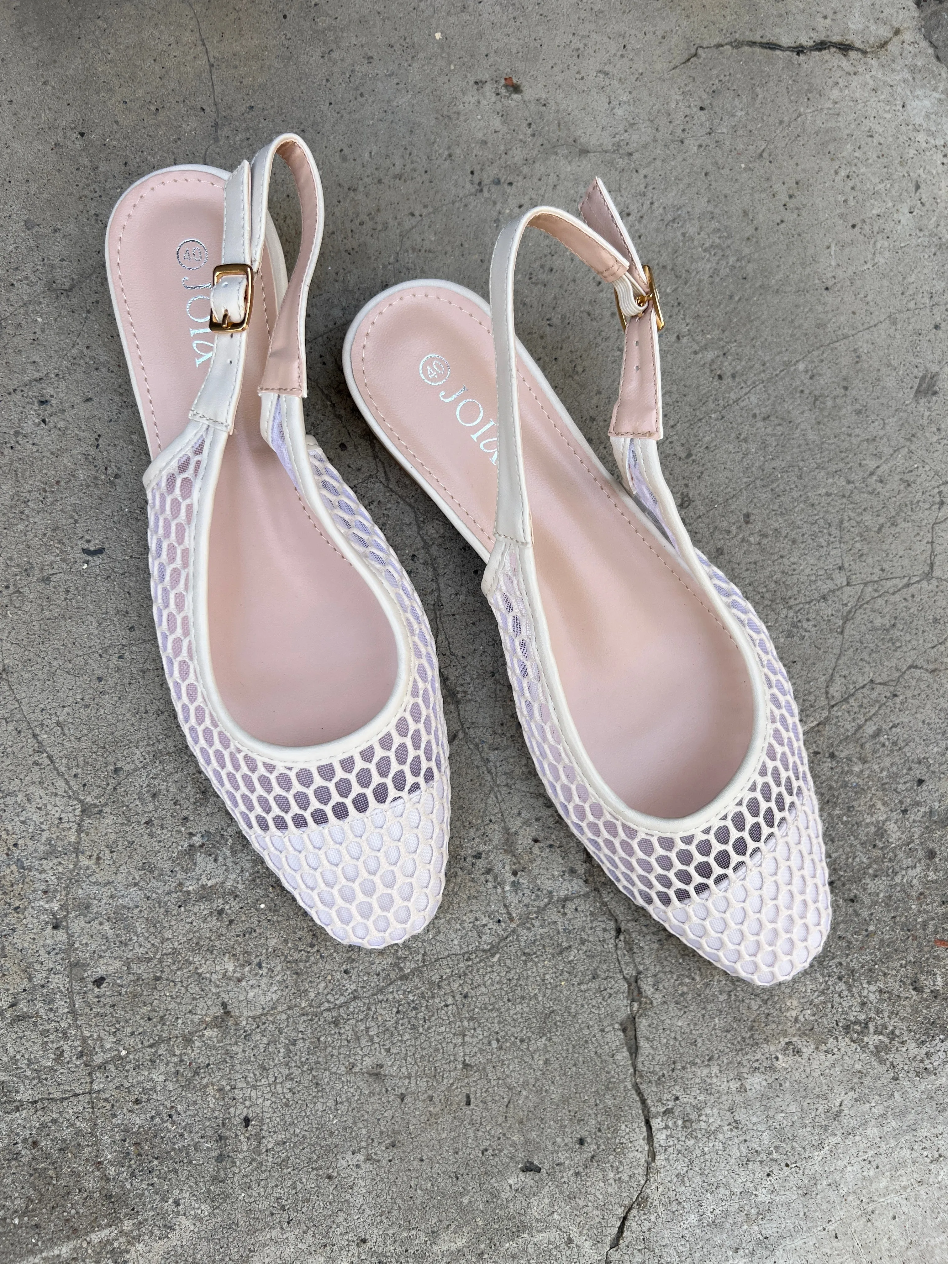 Joia beige slingback