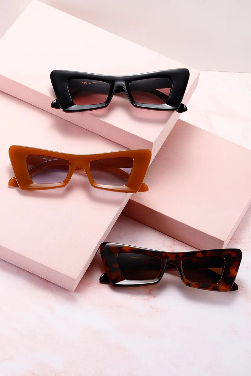 Kumsal Square Frame Sunglasses