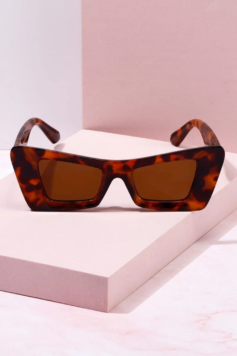 Kumsal Square Frame Sunglasses