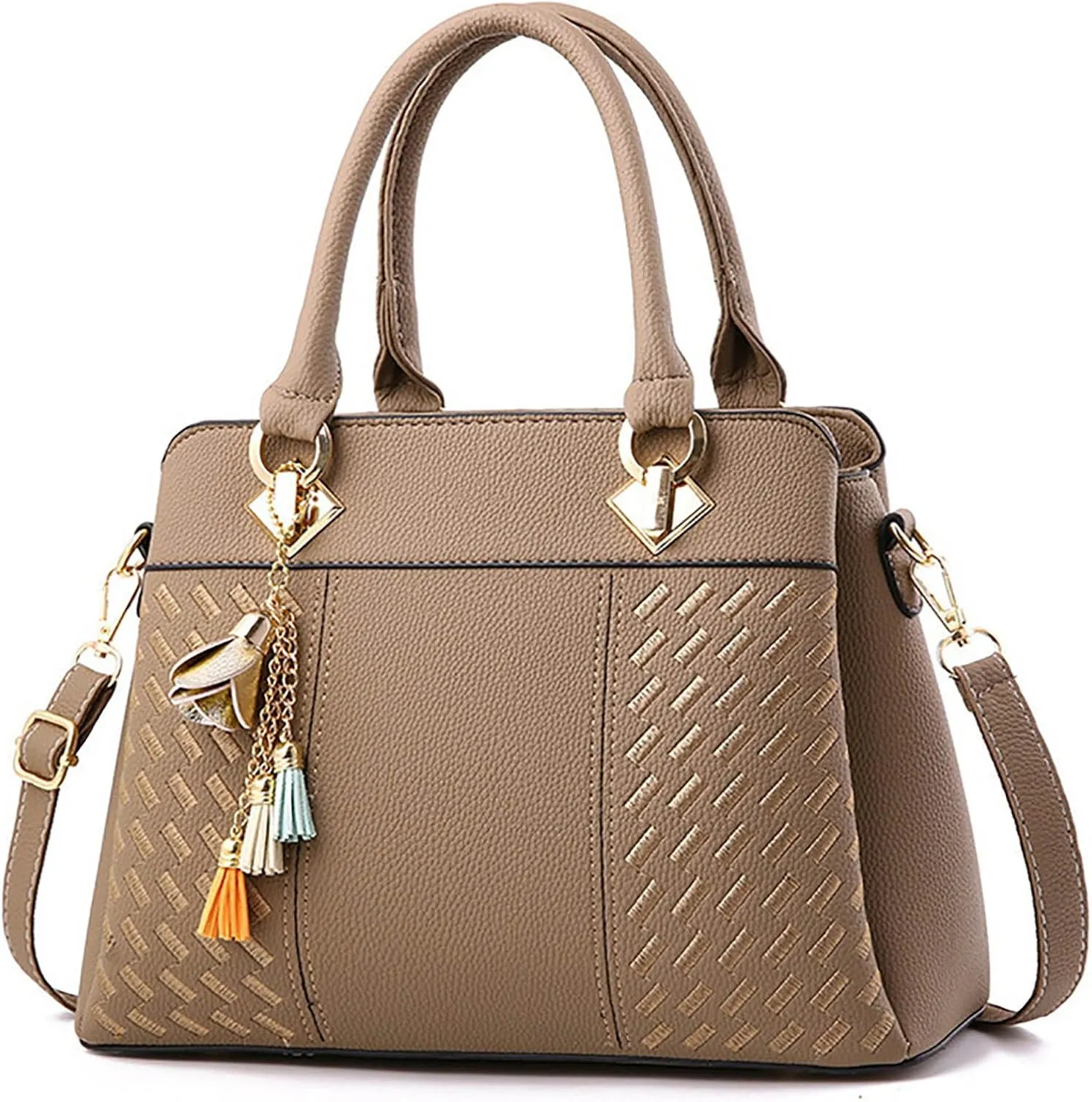 Ladies Crossbody Purse Womens Handbags Ladies Purse Satchel Shoulder Bags Roomy Fashion Tote Leather Bag