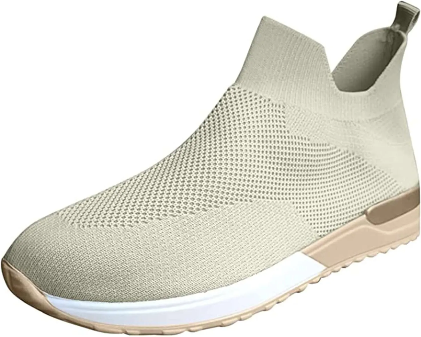 Ladmiple Gym Shoes For Women Workout Memory Foam Slip On Walking Shoes Casual Comfort Fashion Tennis Running Sneakers