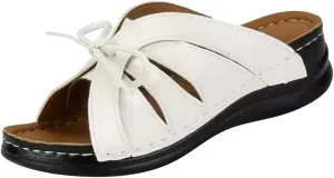 Ladmiple Womens Sandals Comfortable Dressy Wedge Heel Orthopedic Slippers Arch Support Flip Flops Soft Summer Orthotic Slides