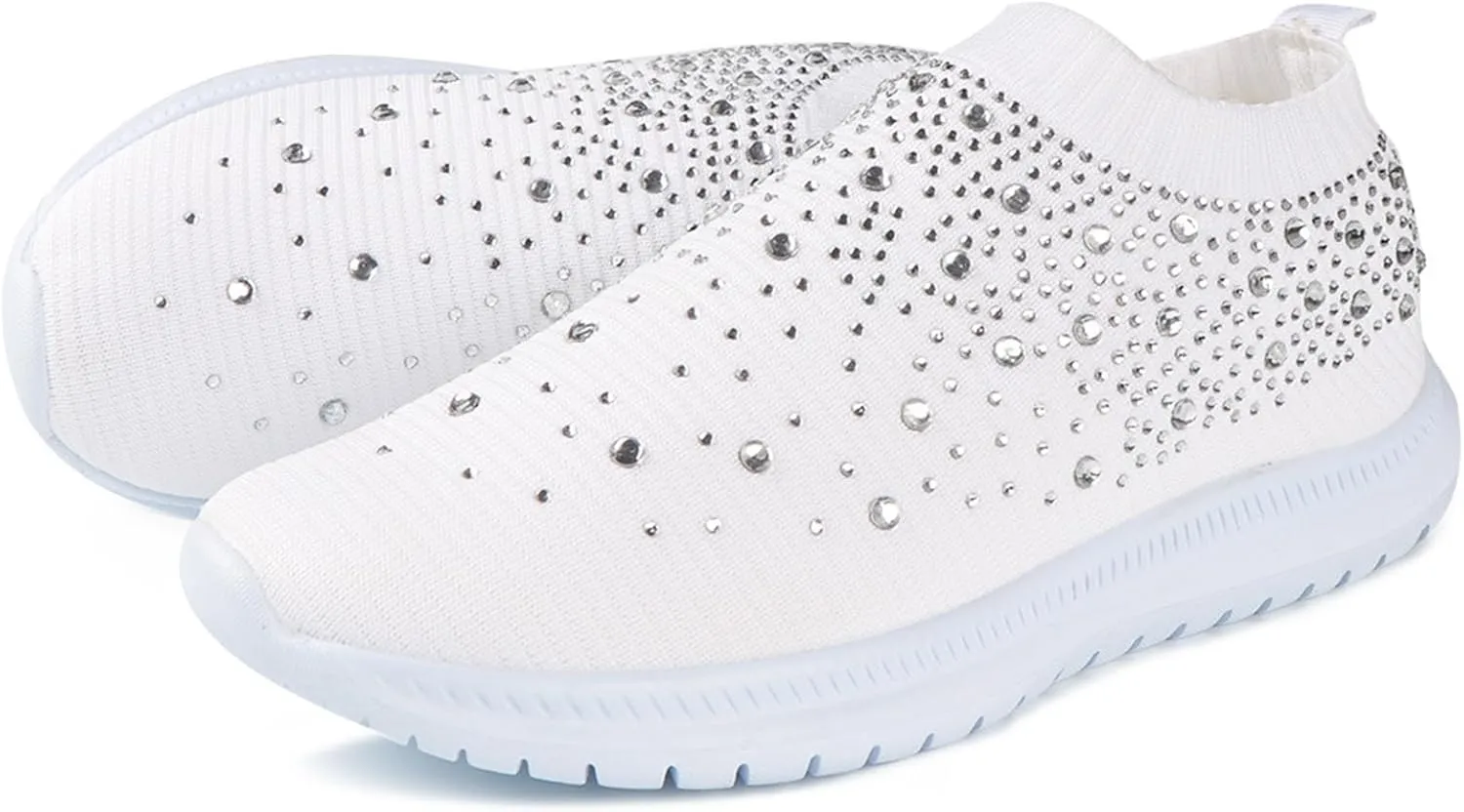 Ladmiple Womens Tennis Shoes Lightweight Walking Shoes Slip On Breathable Athletic Sneakers for Running Gym Workout