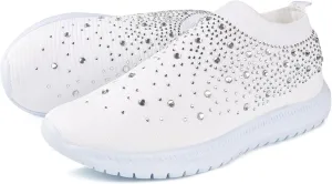 Ladmiple Womens Tennis Shoes Lightweight Walking Shoes Slip On Breathable Athletic Sneakers for Running Gym Workout