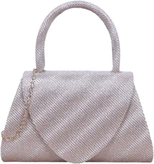 Lady Purse Evening Bag Elegant Party Banquet Wedding Clutches for Women Girl Cocktail Handbag with Chain