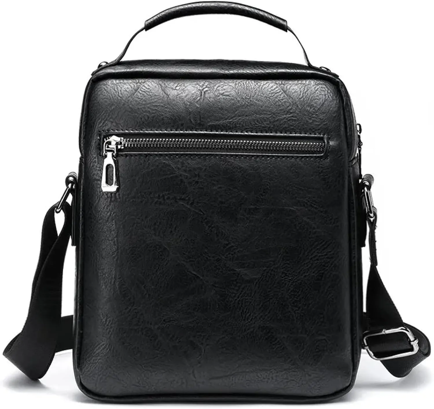 Leather Messenger Bag for Men, Stylish Briefcase for work & Office, Crossbody design, sleek leather finish