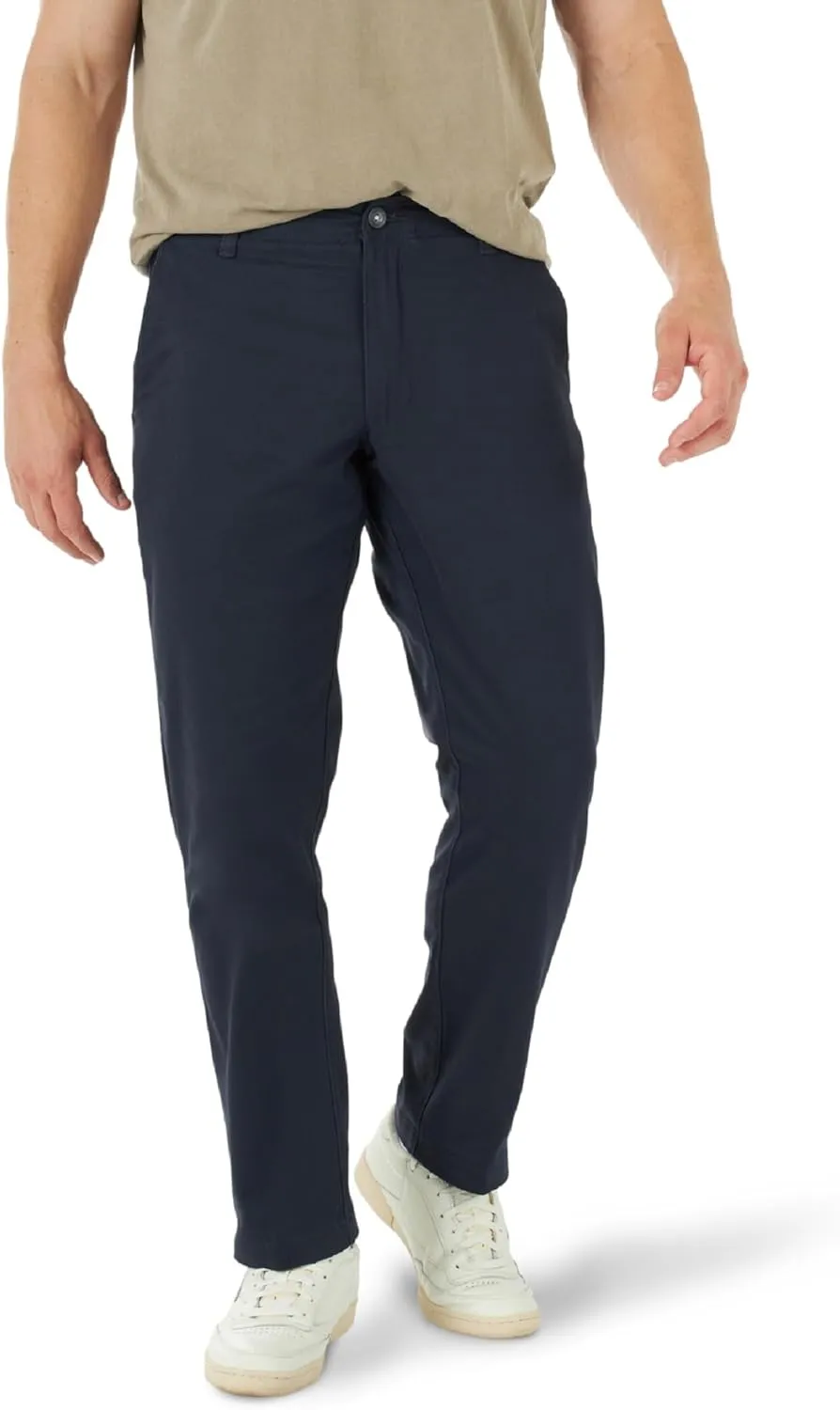 Lee Men's Extreme Motion Flat Front Relaxed Taper Pant