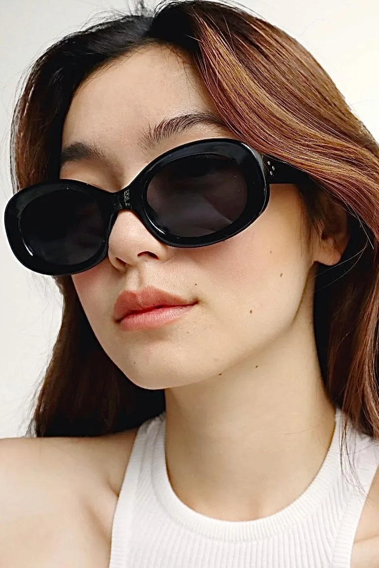LEXI OVERSIZED SUNGLASSES BLACK