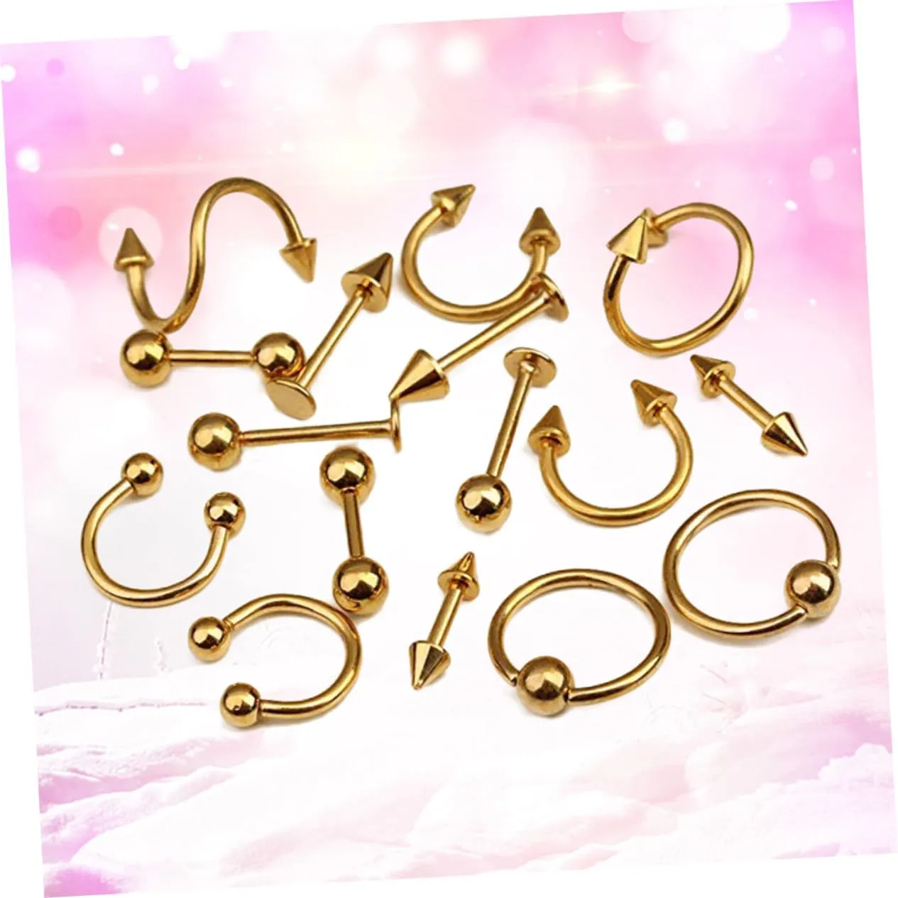LIFKOME Body Jewlery Fish Hook Necklace Niple Piercing Jewelry Belly Ring Piercing Jewellery Body Jewelry Nose