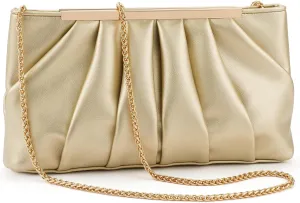light gold clutch purse