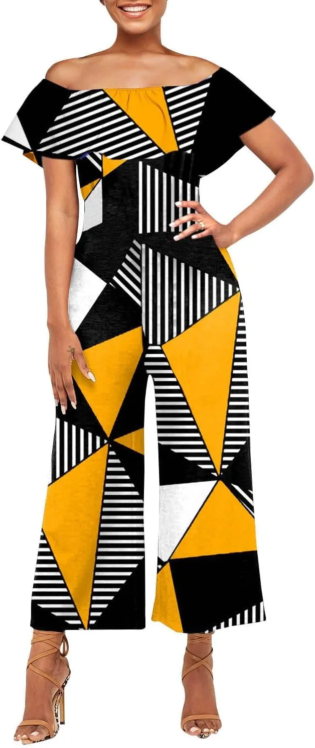LightlyKiss Casual Summer Dressy Jumpsuits for Women Spaghetti Strap Wide Leg Split Long Pants Loose Fit Rompers