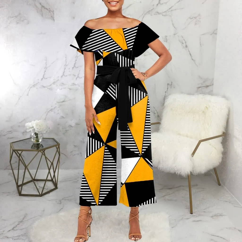 LightlyKiss Casual Summer Dressy Jumpsuits for Women Spaghetti Strap Wide Leg Split Long Pants Loose Fit Rompers