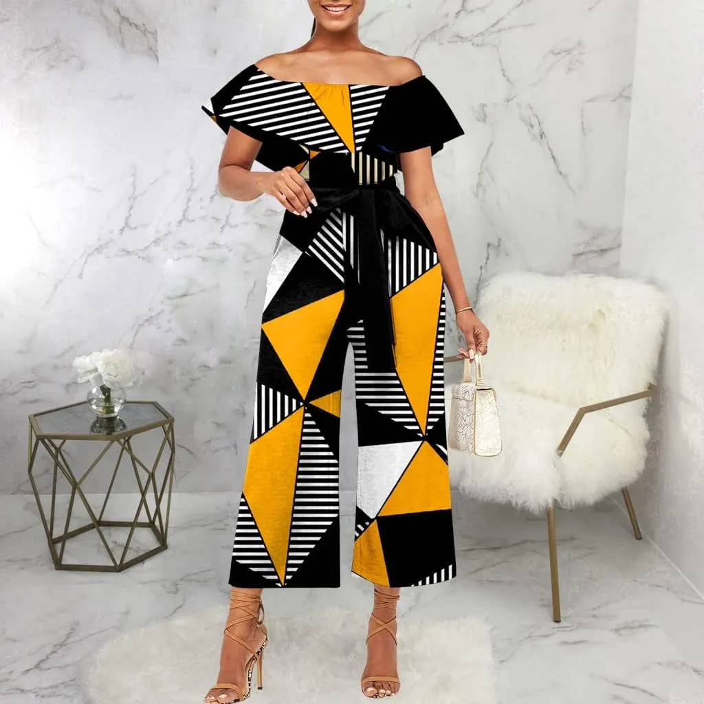LightlyKiss Casual Summer Dressy Jumpsuits for Women Spaghetti Strap Wide Leg Split Long Pants Loose Fit Rompers