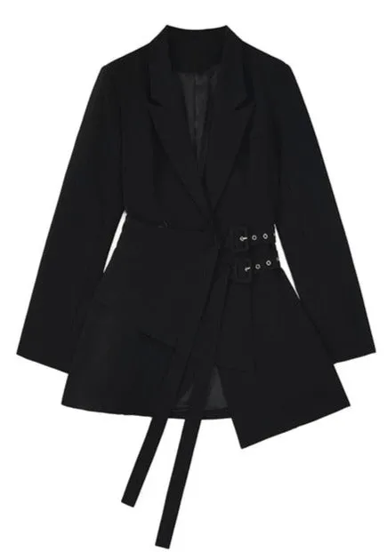Longline Blazer - Dames - Elegante Stijl met Luxe Pasvorm en Hoogwaardige Materialen