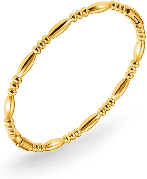 Love Charm Bracelets Thin Delicate Bracelet Bangle Jewelry High Polished 7inch Simple Bead Bangle Bracelet Jewelry