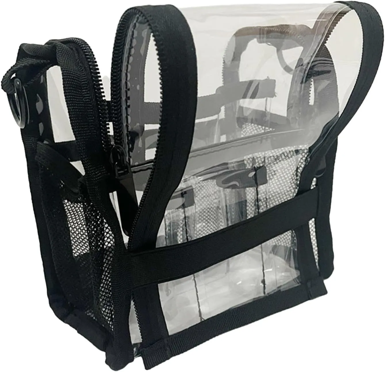 Makeup Artists Bag Versatile Professional Waterproof, 18cmx10.5cmx18cm, Black