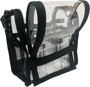 Makeup Artists Bag Versatile Professional Waterproof, 18cmx10.5cmx18cm, Black