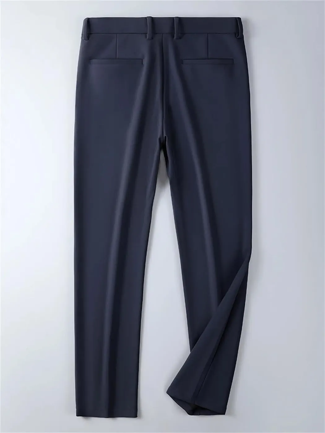 Men's Autumn Slim Fit Chinos Male Business Casual ork Straight Long Suit Trousers