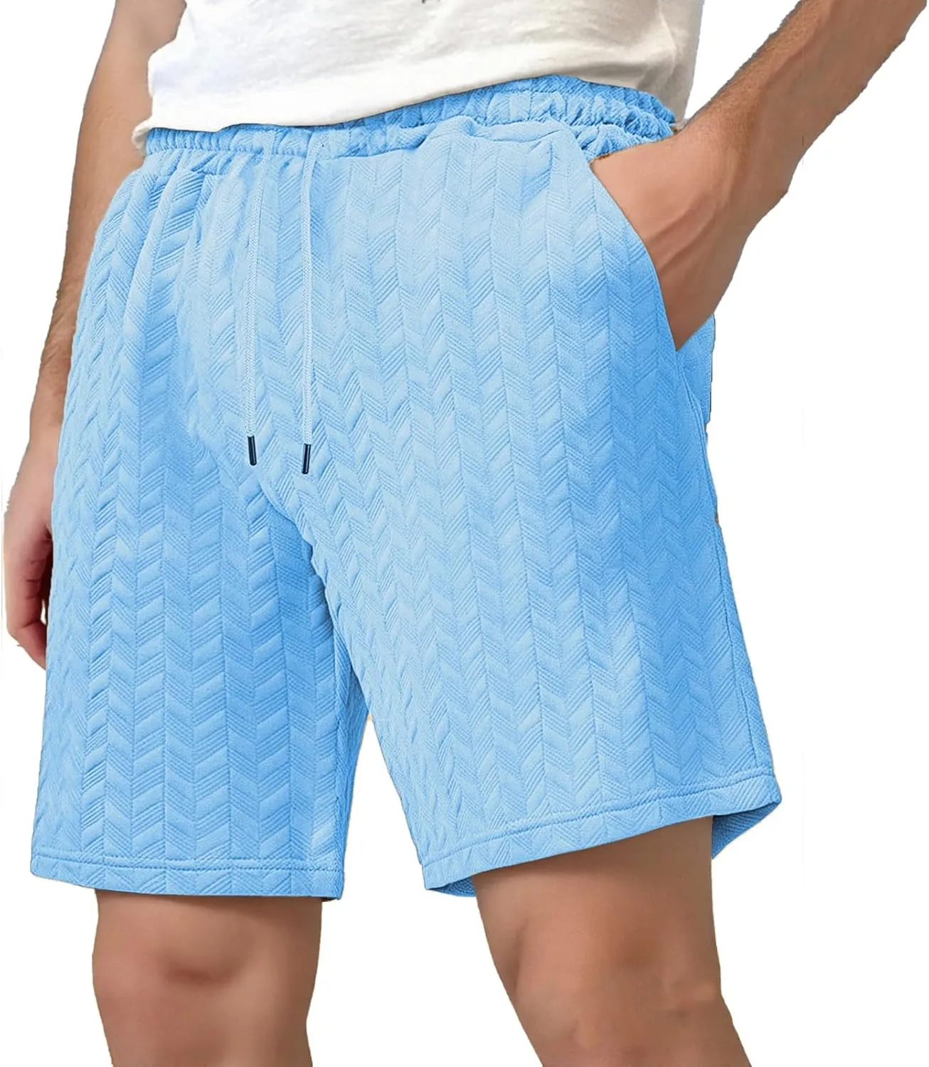 Mens Linen Pants Plaid Gym Slacks Swim Hiking Skinny Public Travel Football Sport Resort Wear with Pockets Baggy Cargo