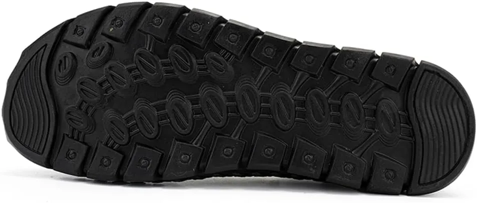 Men's Outdoor Mesh Hiking Shoes Slip-on Summer Sports Shoes Breathable Mesh Non-Slip Lightweight Casual Sneakers