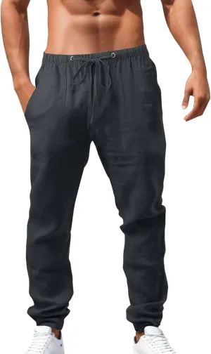 Men's Pant Casual Plus Size Jogger Active Wear Sweatpant Elasticated Stretch Waist Cargo Combat Work Pant