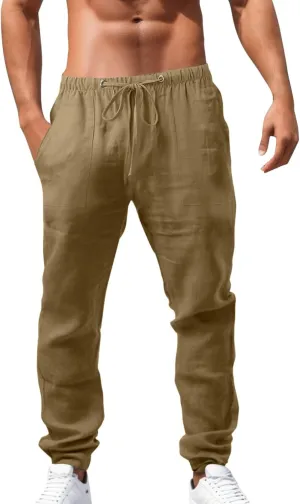 Men's Pant Casual Plus Size Jogger Active Wear Sweatpant Elasticated Stretch Waist Cargo Combat Work Pant