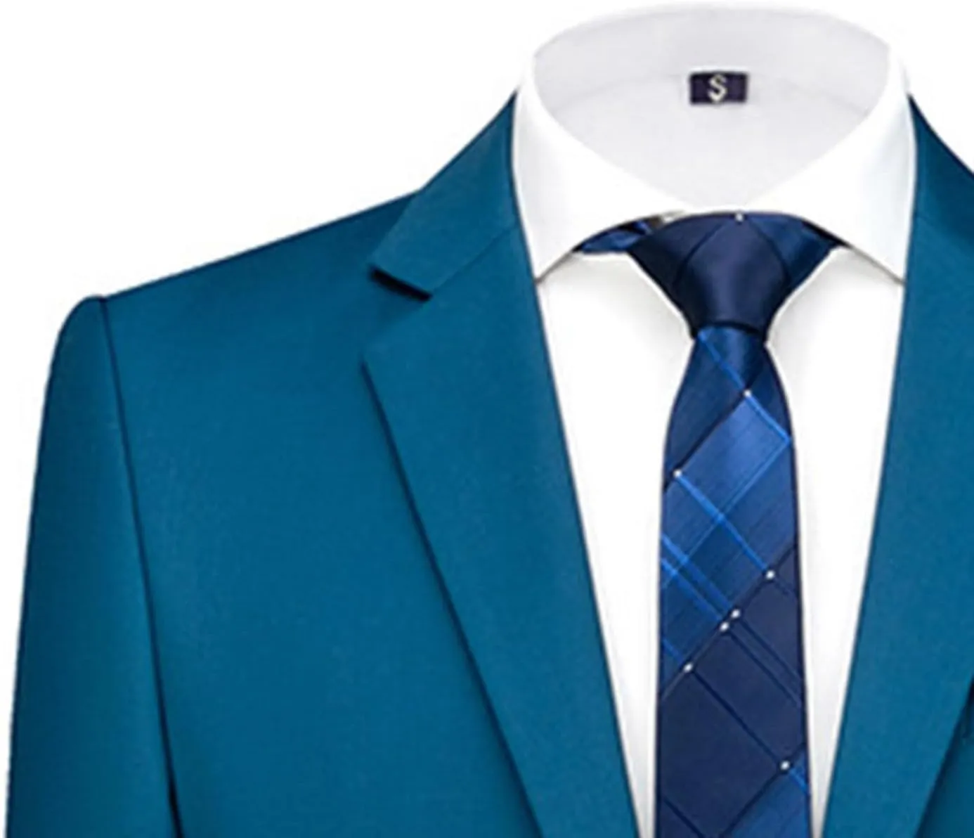 Mens Suits Slim Fit 2 Pieces Formal Suit Jacket for Men Wedding Prom Tuxedo,Daily Business Blazer and Pants Set