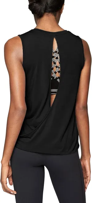 Mippo Workout Tops for Women Open Back Shirts Yoga Athletic Tops Running Muscle Tank Tops