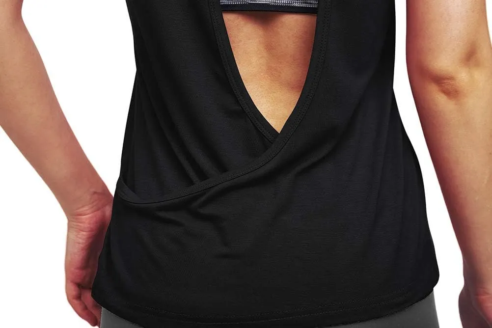 Mippo Workout Tops for Women Open Back Shirts Yoga Athletic Tops Running Muscle Tank Tops