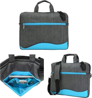 Multi-Functional Laptop Business Briefcase Waterproof Messenger Shoulder Bag Compatible With 13 Inch Laptops/Macbook/IdeaPad/Aspire/ENVY/XPS