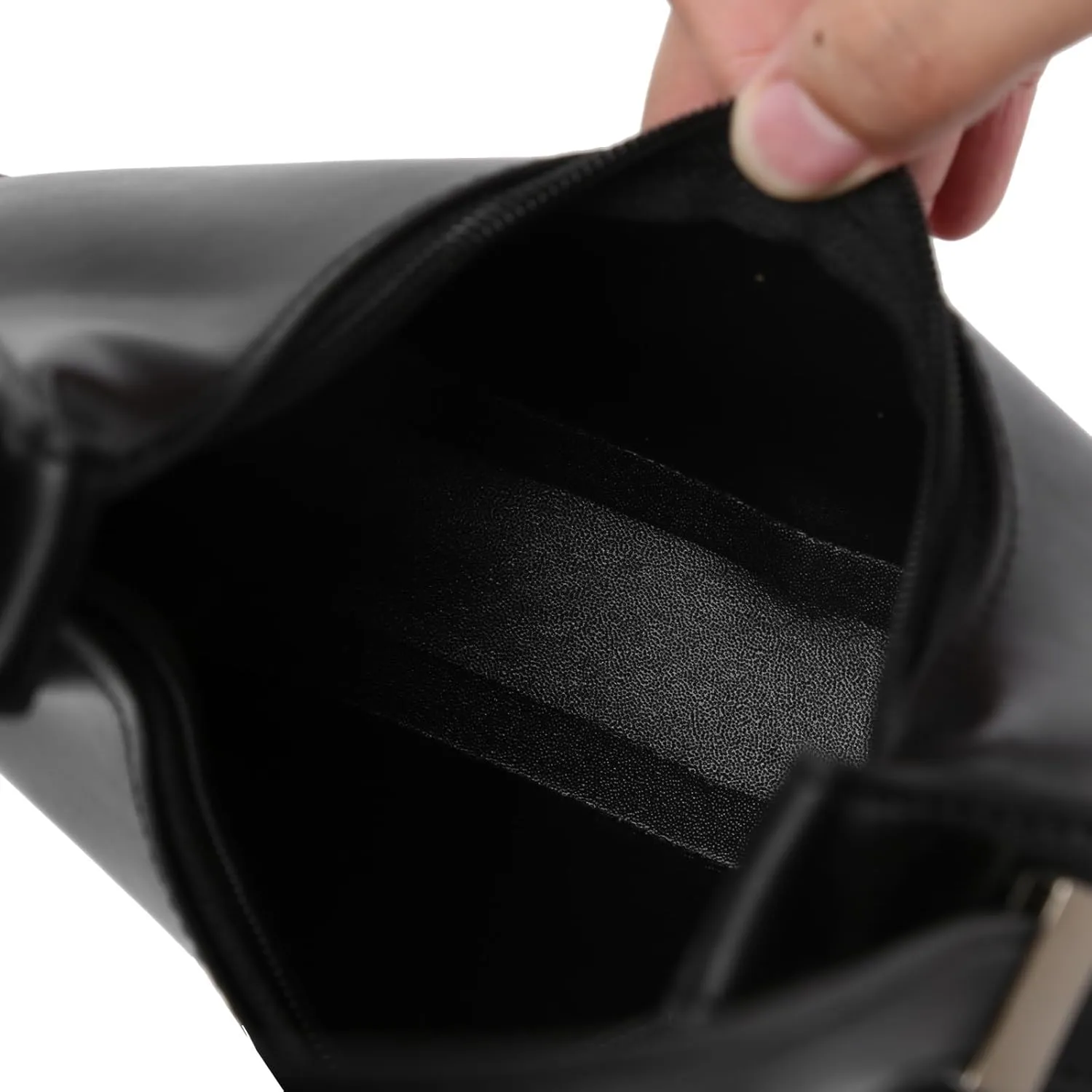 Multi Pocket Shoulder Bags for Woman Waterproof Nylon Crossbody Bags for Woman Trendy Womens Elegant Evening Bag(Black)