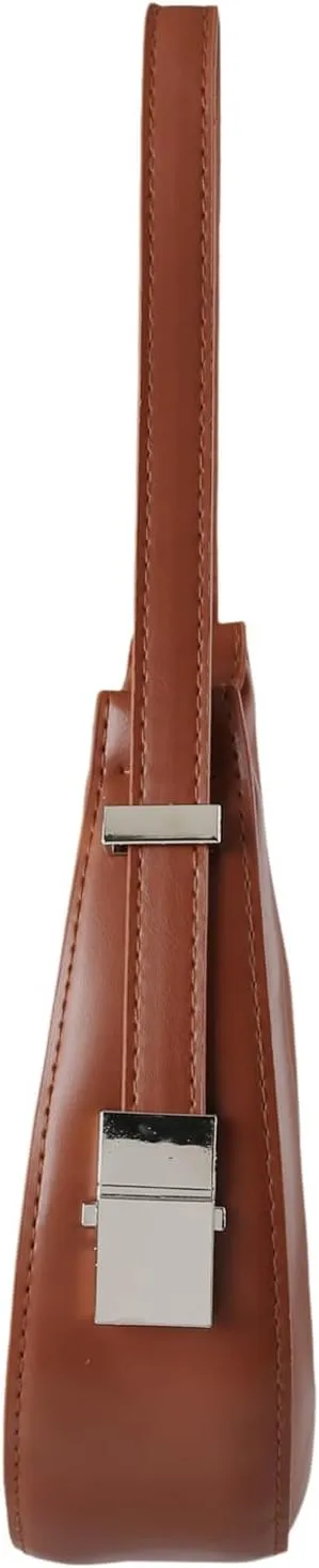 Multi Pocket Shoulder Bags for Woman Waterproof Nylon Crossbody Bags for Woman Trendy Womens Elegant Evening Bag(Brown)