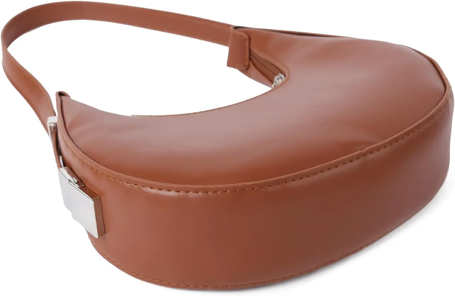 Multi Pocket Shoulder Bags for Woman Waterproof Nylon Crossbody Bags for Woman Trendy Womens Elegant Evening Bag(Brown)