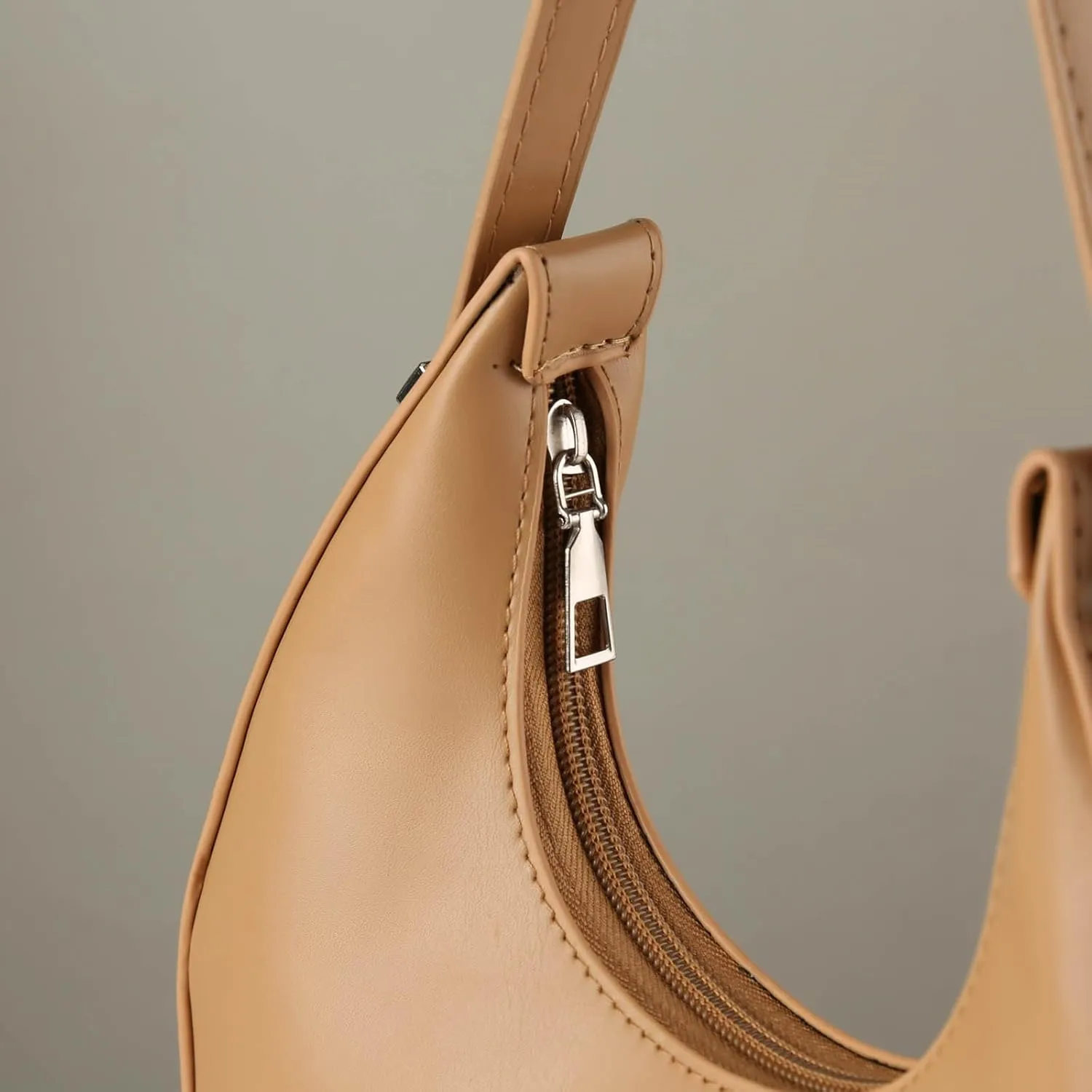 Multi Pocket Shoulder Bags for Woman Waterproof Nylon Crossbody Bags for Woman Trendy Womens Elegant Evening Bag(Khaki)