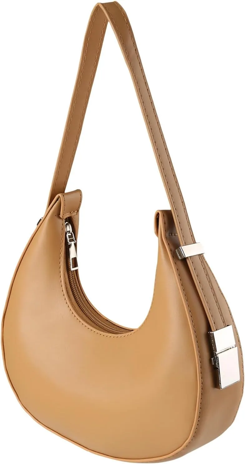 Multi Pocket Shoulder Bags for Woman Waterproof Nylon Crossbody Bags for Woman Trendy Womens Elegant Evening Bag(Khaki)