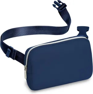 Navy Blue Crossbody Belt Bag for Women  Stylish Fanny Pack, Functional and Fashion Waist Packs for Travel, Festivals, and Everyday Use